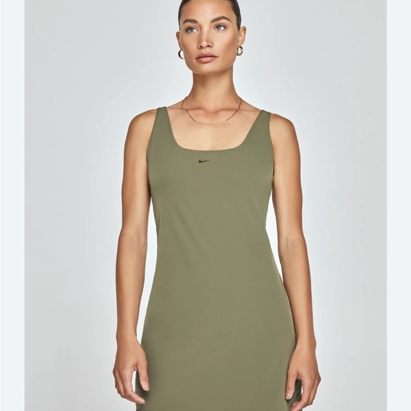Nike Olive and Taupe Sleeveless dress / romper - Picture 1 of 4